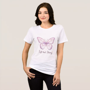 Colorful Butterfly T-Shirt – Cute Design for women Tri-Blend Shirt