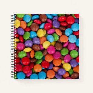 Colorful Button Candy Notebook