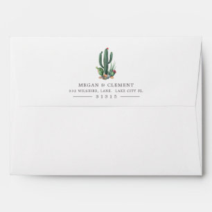 Colorful Cacti Desert Theme Envelope