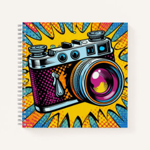 Colorful camera notebook! notebook