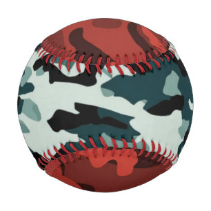 Colorful Camo Baseball