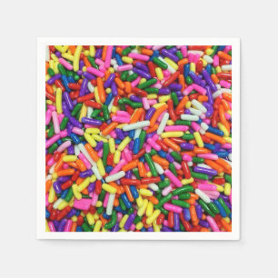 Colorful Candy Sprinkles Napkin