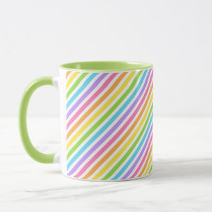 Colorful Candy Stripe Mug