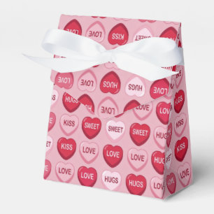 colorful candy Valentine's day heart pattern Favor Box