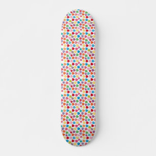 colorful candy Valentine's day heart pattern Skateboard