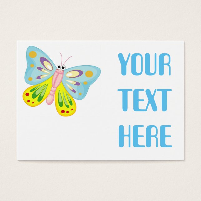 COLORFUL CARTOON BUTTERFLY (Front)