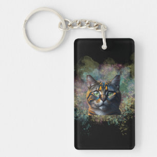 Colorful Cat Art Design