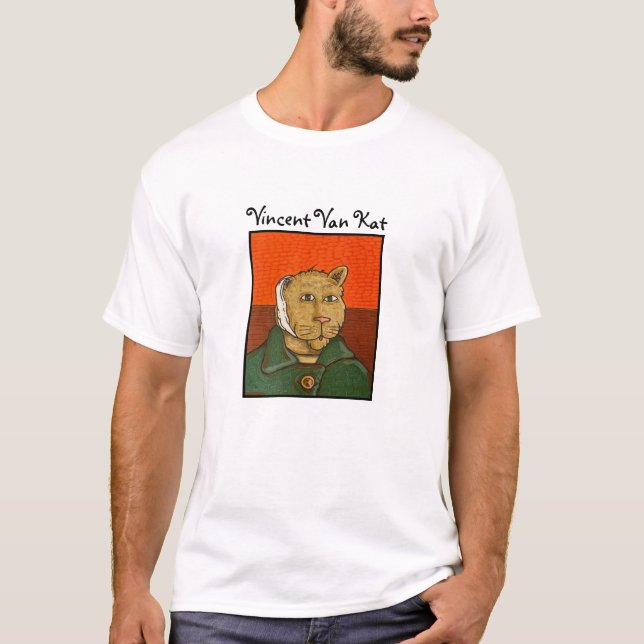 Colorful cat t-shirt (Front)