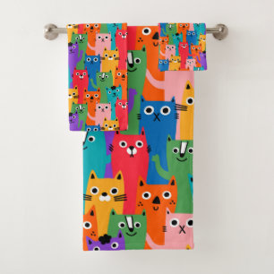 Colorful cats