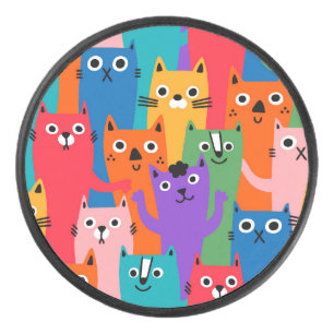 Colorful cats