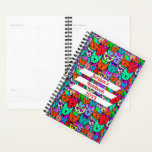 Colorful Cats Budget Planner<br><div class="desc">* Keep your day / week organized with this custom planner, available in two size options. * Useful stickers are included. * Colorful planner for daily happenings and budget control. * Keep track of spending (Goal is to spend less than monthly income). * Writing down purchases can help maintain a...</div>