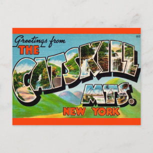 Colorful Catskill Mountains Greetings Postcard