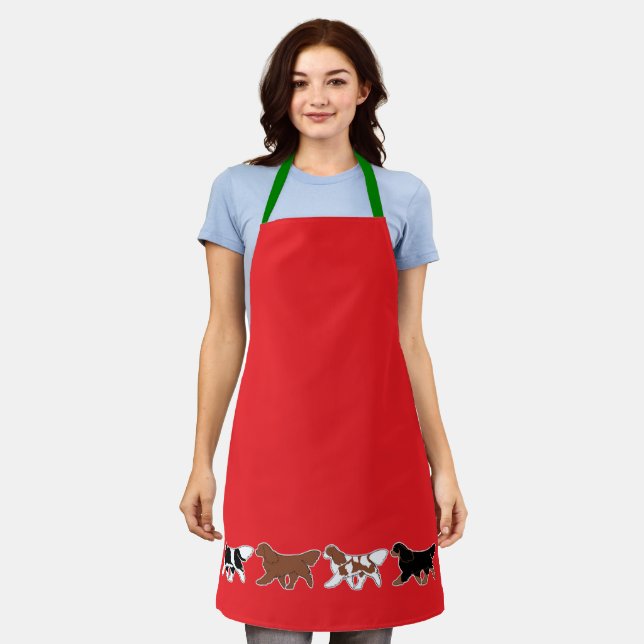 Colorful Cavaliers Apron (Worn)