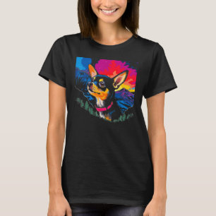 Colorful Chihuahua Dog T-Shirt