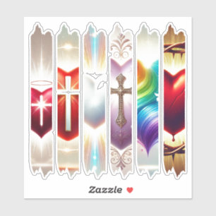 Colorful Christian Valentine Hearts Washi Tape