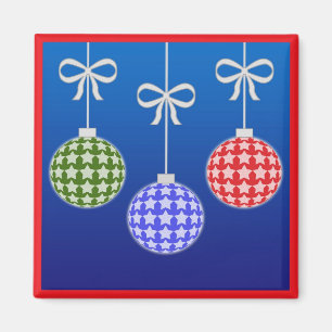 Colorful christmas decoration magnet