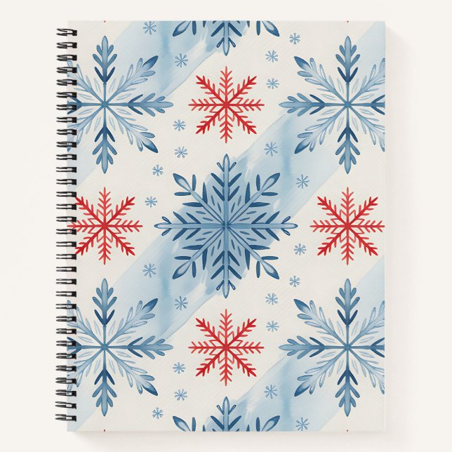 Colorful Christmas Notebook – Festive Winter Desig (Front)
