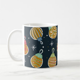 Colorful Christmas Ornament Pattern Mug