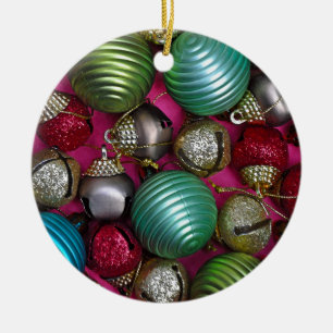 Colorful christmas ornaments
