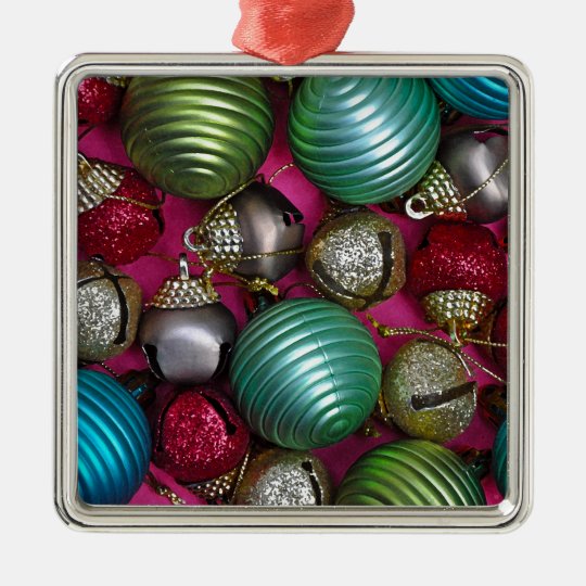 Colorful christmas ornaments