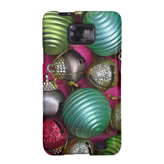 Colorful christmas ornaments samsung galaxy SII cover