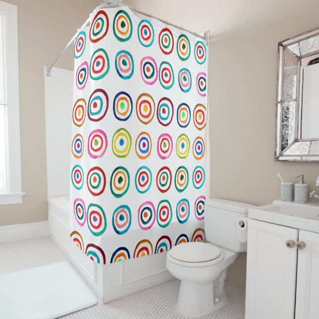 Colorful circle rainbow watercolor (In Situ)