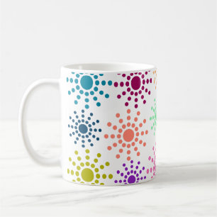 Colorful Circles Pattern Coffee Mug