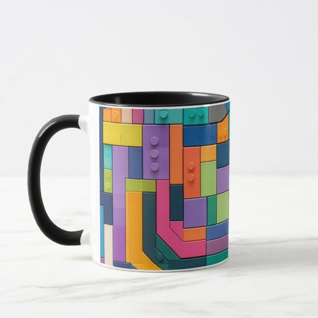 Colorful Circuitry Mug (Left)