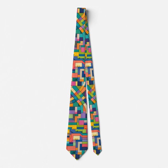 Colorful Circuitry Tie (Front)