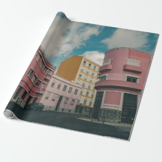 COLORFUL CITY WRAPPING PAPER
