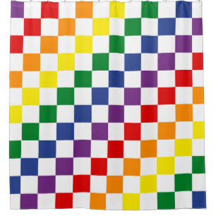 Colorful Classic LGBTQ Pride Rainbow Checkerboard