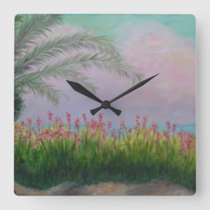 COLORFUL CLEARWATER, FLORIDA Wall Clock
