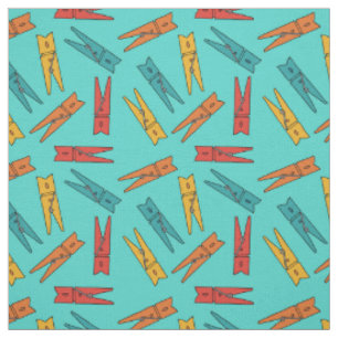 Colorful Clothes Pegs Laundry Room Fabric