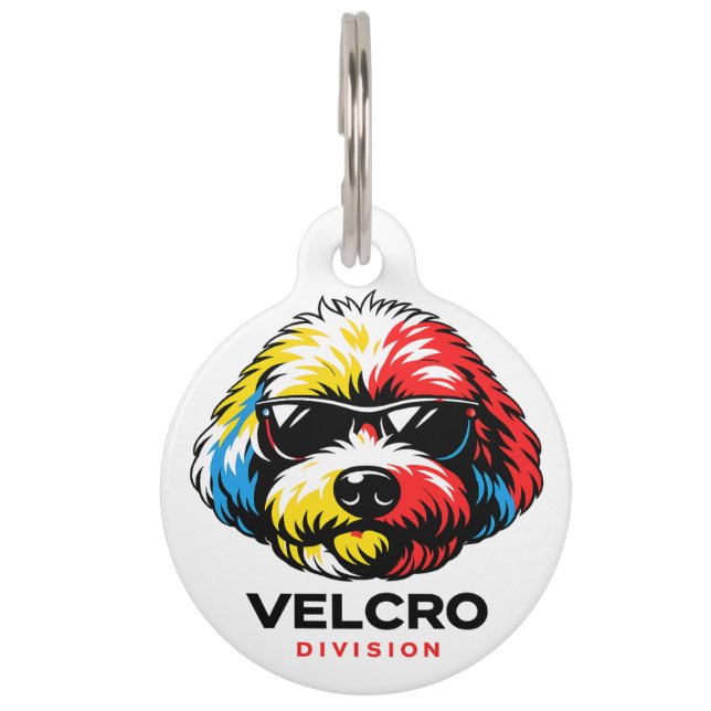 Colorful Cockapoo Dog Tag | Cool Dog tag (Front)