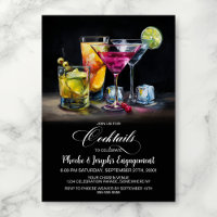 Colorful Cocktails Engagement Party