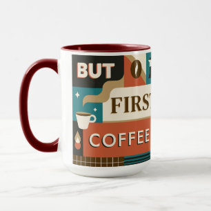 Colorful Coffee Quotes Mug