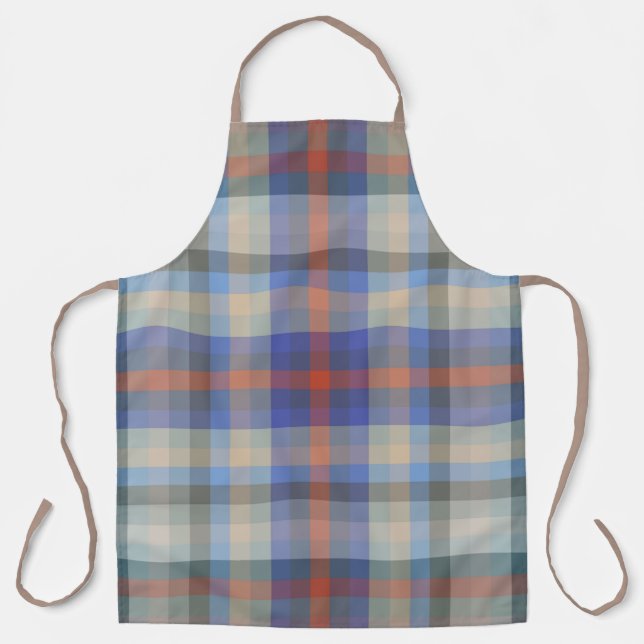 Colorful Colors Of The Year Checkered Pattern      Apron (Front)