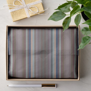 Colorful Colors Of The Year Stripes Pattern Tissue Paper