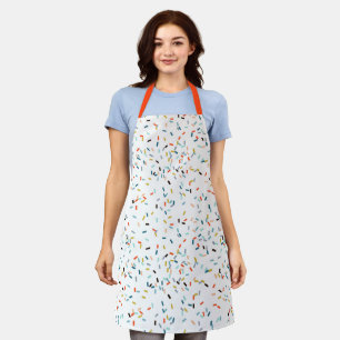 Colorful Confetti Fall Pattern Apron