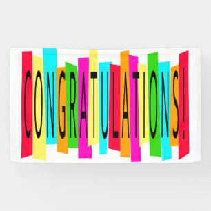 Colorful Congratulations Banner