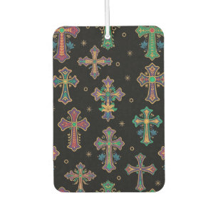 Colorful Crosses / Faith but Make It Fun Air Freshener