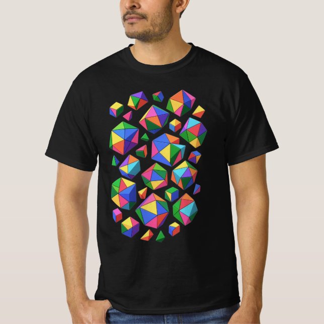 Colorful Cubes T-Shirt (Front)