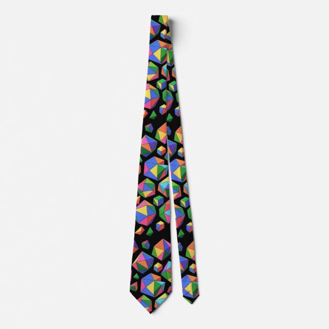 Colorful Cubes Tie (Front)