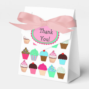 Colorful Cupcakes - Any Occasion Favor Box