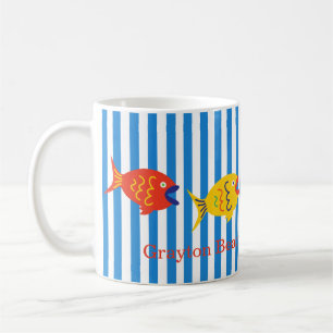 Colorful Custom Fish Mug