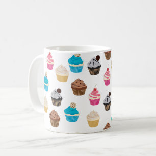 Colorful Cute Cupcakes Pattern  Coffee Mug