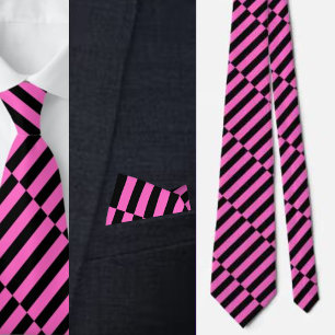 Colorful Cute Stripes Pattern          Tie