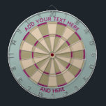 Colorful Dart Board in Muted Tones /Customizable<br><div class="desc">Dart board in cool colors instead of the usual red and black (or a photo where you can't see the targets).
 This is great for the game room or a teens bedroom.
 Colors range from crazy to subdued so you are sure to find the right fit.</div>