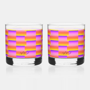COLORFUL DESIGN WHISKEY GLASS