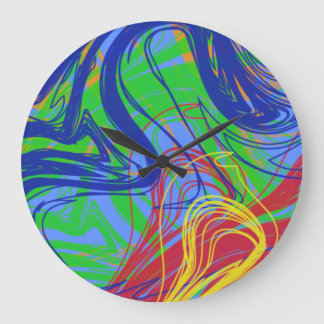 Colorful Dial Large Clock